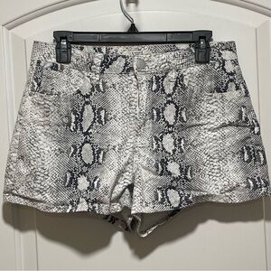 ❤️‍🔥 TREND ALERT Python Womens Sz 11 3” Snakeskin Y2K Stretch Animal Print Short
